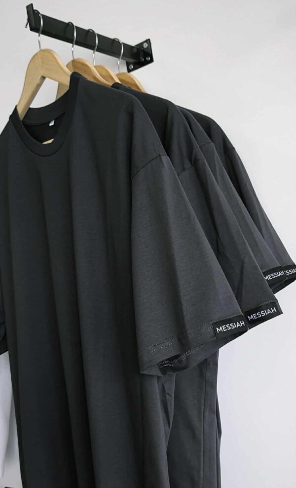 3) ΧΡΩΜΑ ΓΚΡΙ ΠΟΝΤΙΚΙ OVERSIZE
